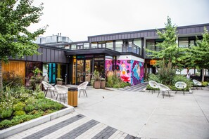 A szálláshely bejárata