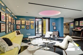 Interior entrance at The Verb Hotel