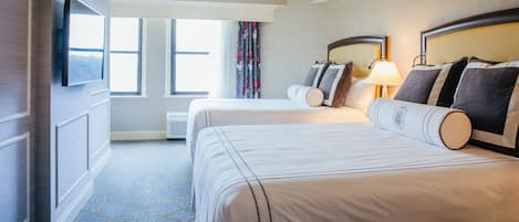 Premier Suite, 2 Queen Beds | Premium bedding, down comforters, in-room safe, desk