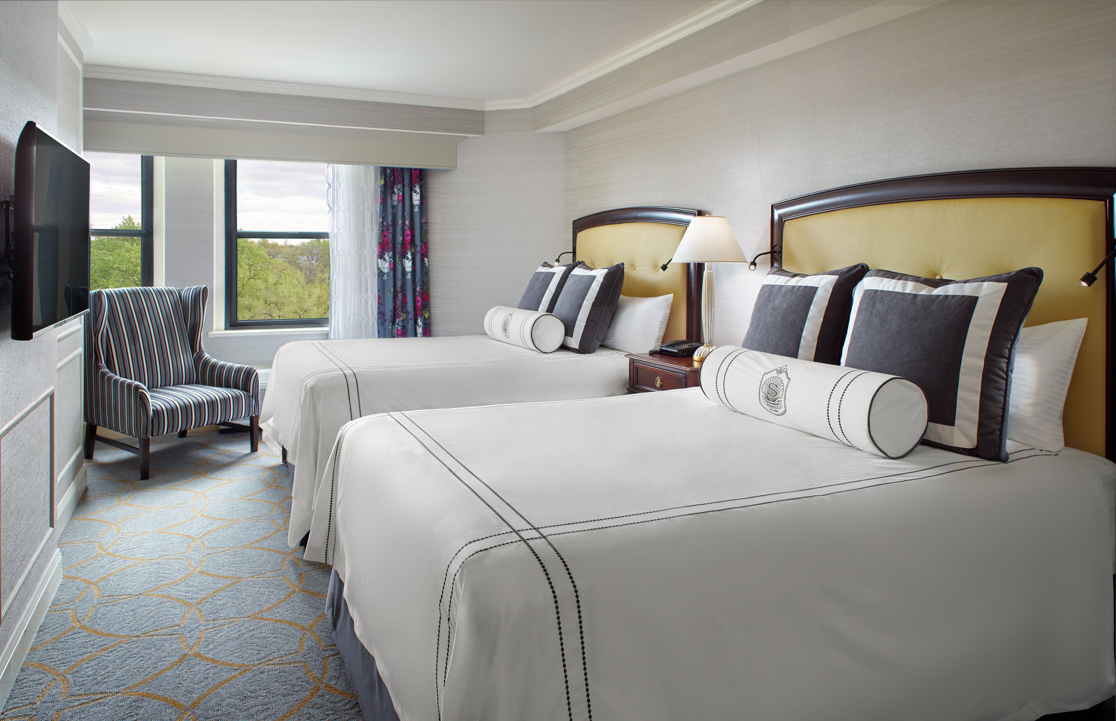 Premier Suite, 2 Queen Beds | Premium bedding, down comforters, in-room safe, desk