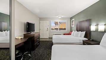 Pillow-top beds, desk, iron/ironing board, free WiFi