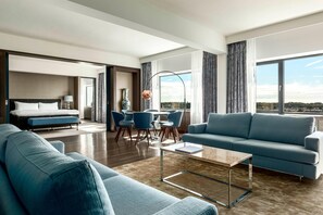 Presidential Suite, 1 King Bed | Minibar, in-room safe, desk, laptop workspace