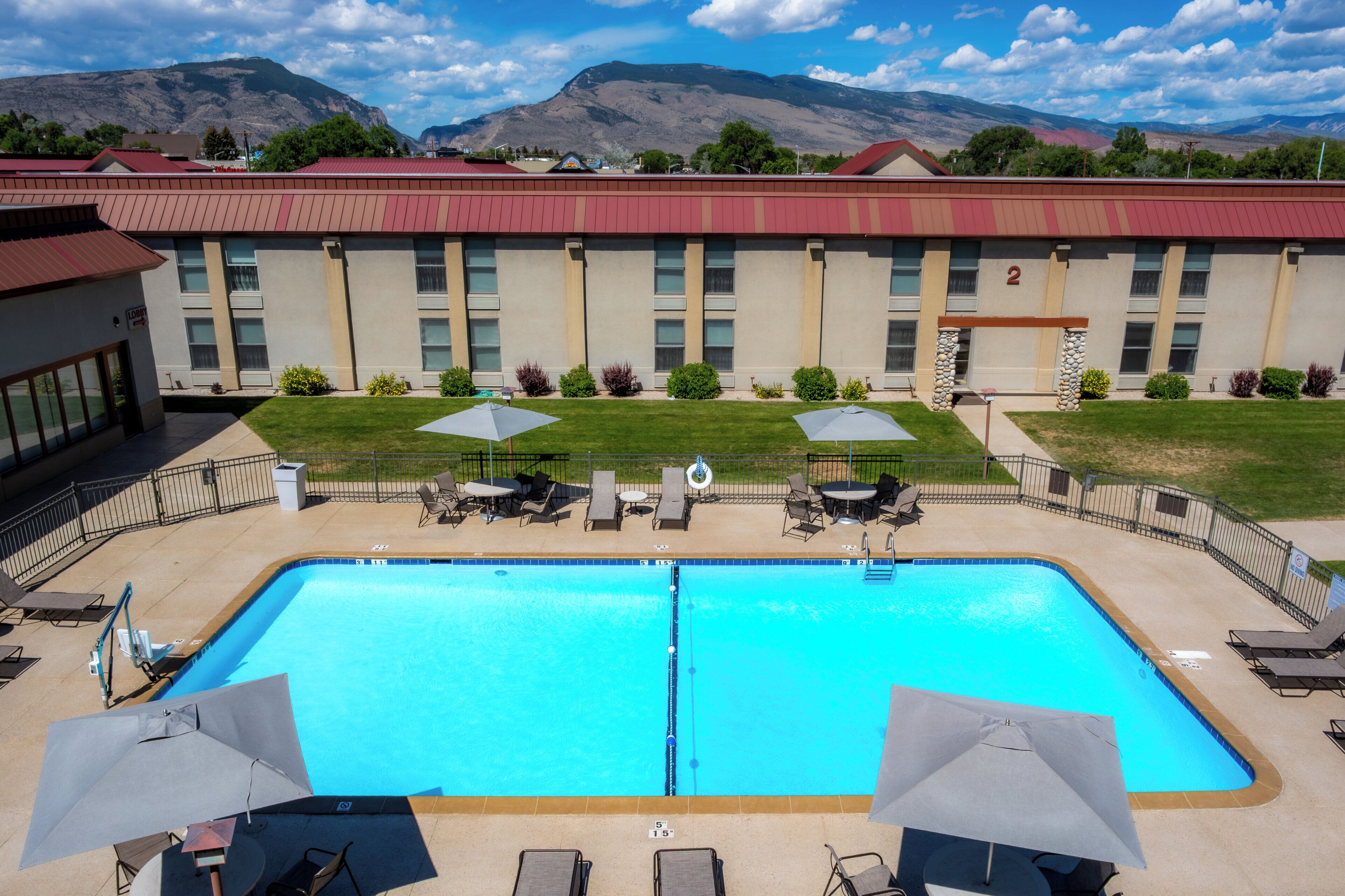 Seasonal outdoor pool