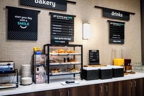 Daily cooked-to-order breakfast for a fee