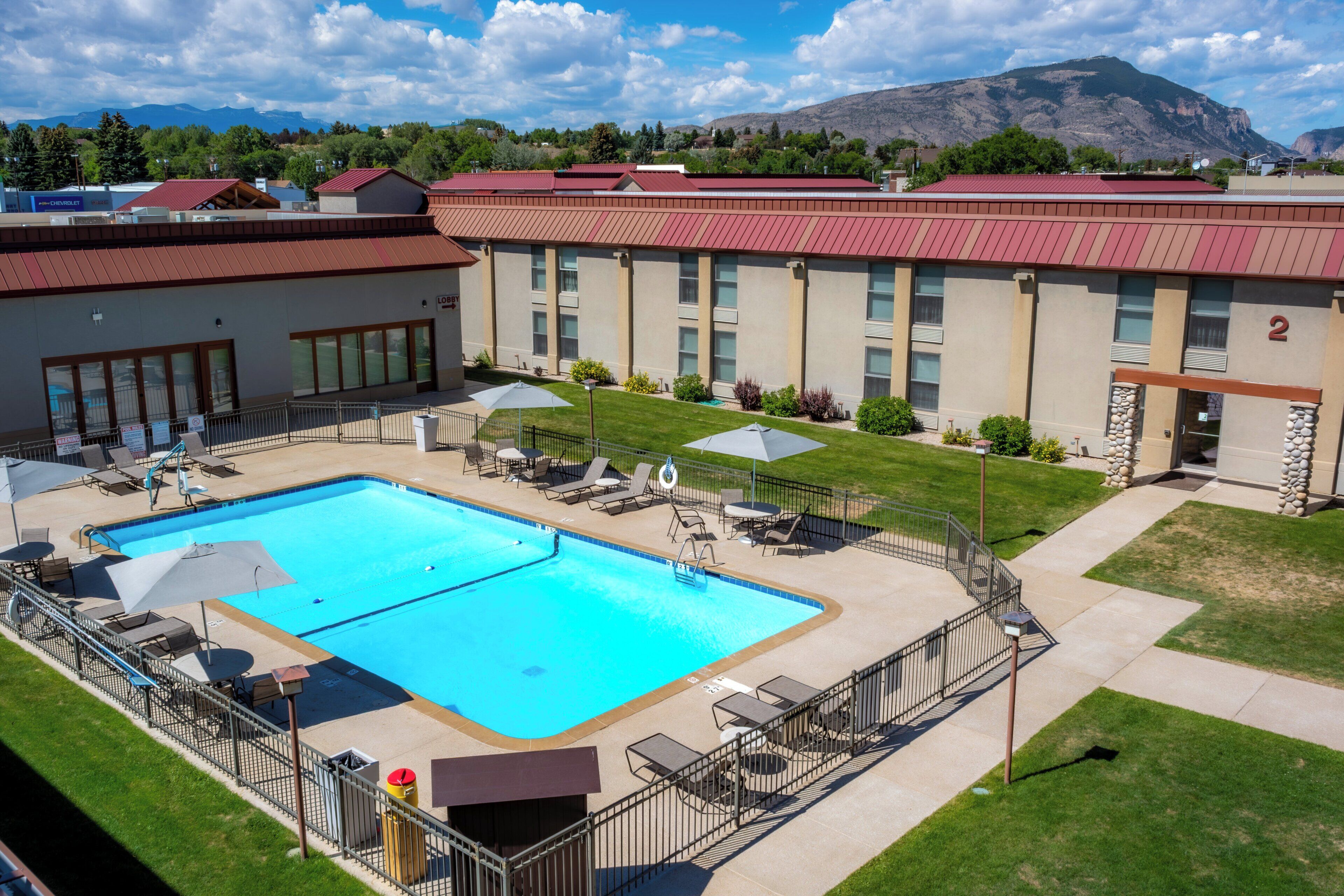 Seasonal outdoor pool