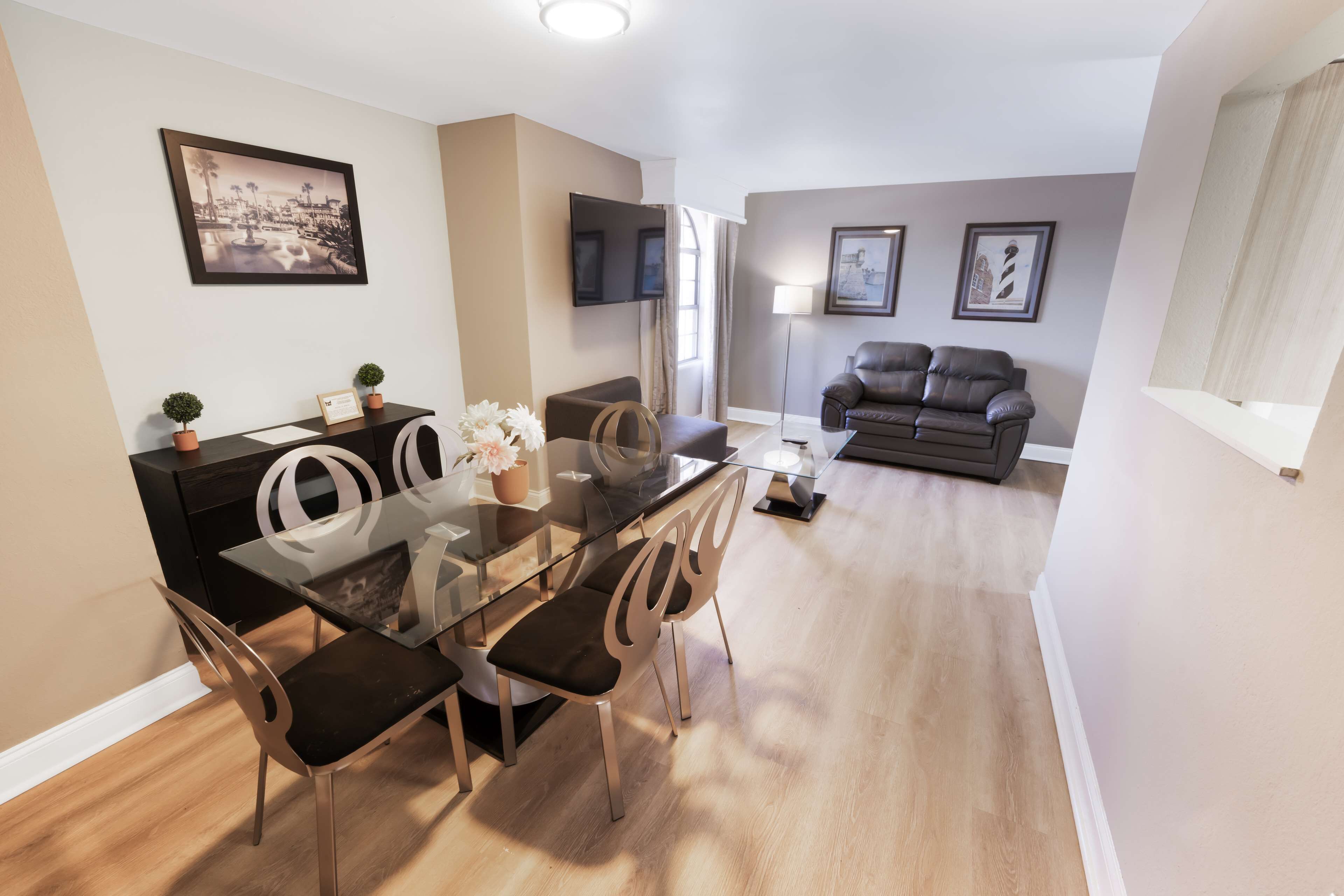 suite, 2 queen beds, non smoking, kitchen | premium bedding, laptop workspace, blackout curtains, iron/ironing board