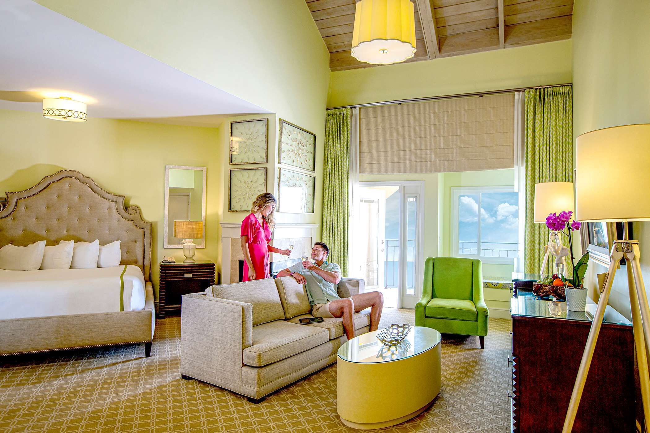 Premium bedding, minibar, in-room safe, desk
