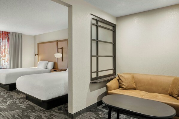 Pillow-top beds, in-room safe, desk, laptop workspace