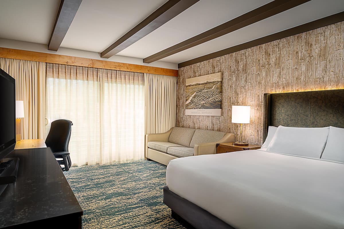 Zimmer, 1 King-Bett, Terrasse, Poolblick