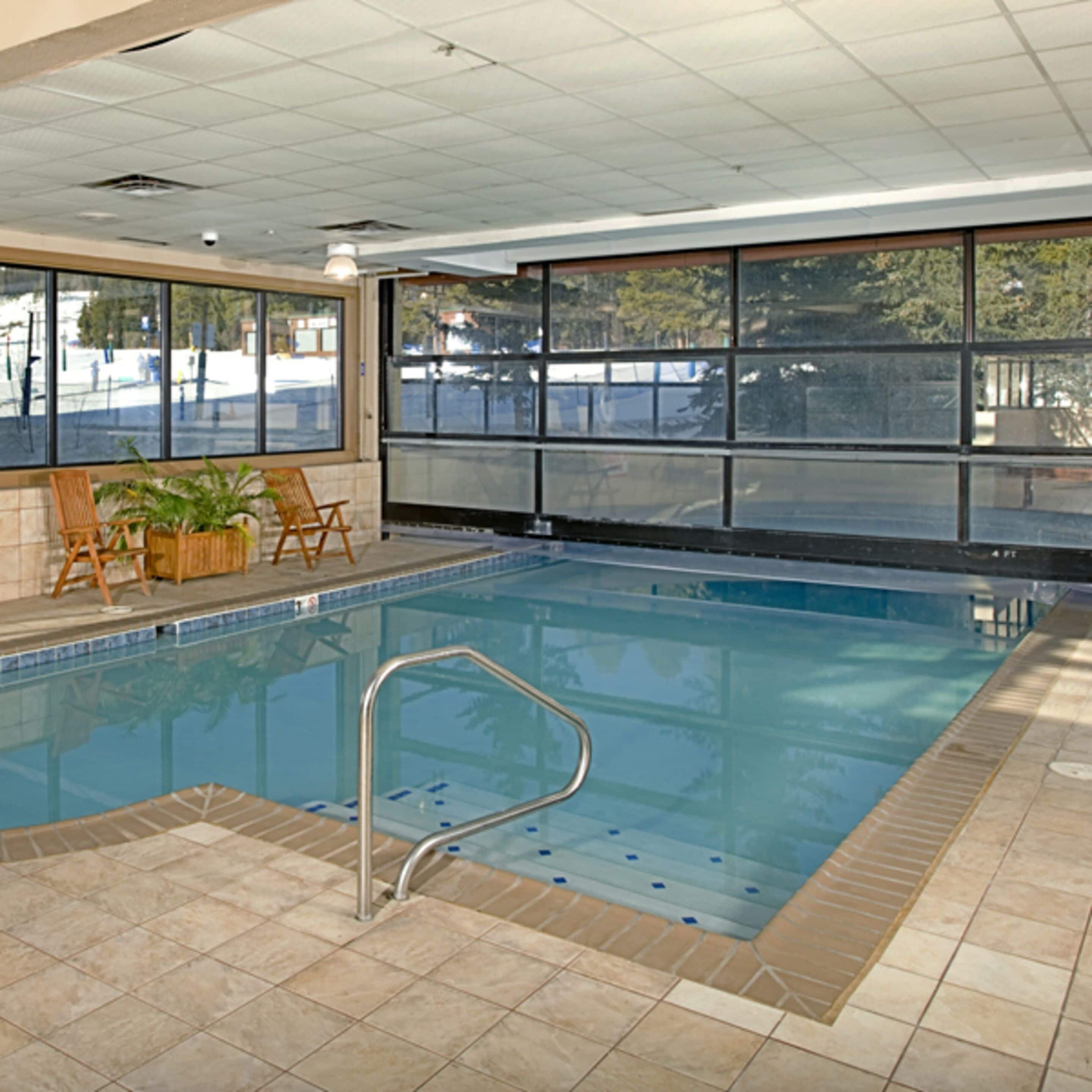 Indoor pool, outdoor pool