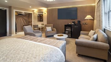 Suite | Individually decorated, individually furnished, desk, laptop workspace