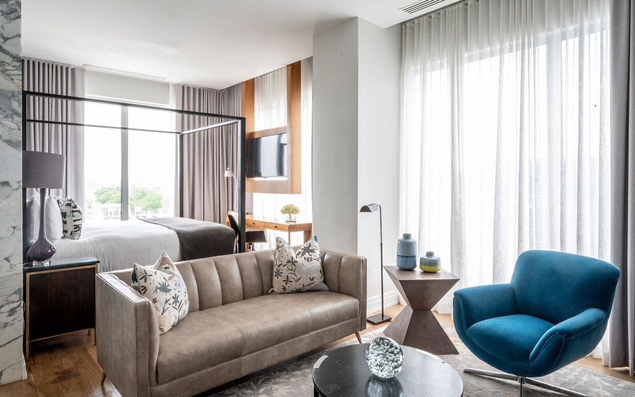 Studiosuite, 1 kingsize-seng | 1 soverom, italienske Frette-laken, sengetøy av topp kvalitet og minibar