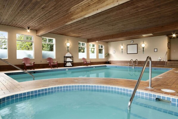 Indoor pool, outdoor pool