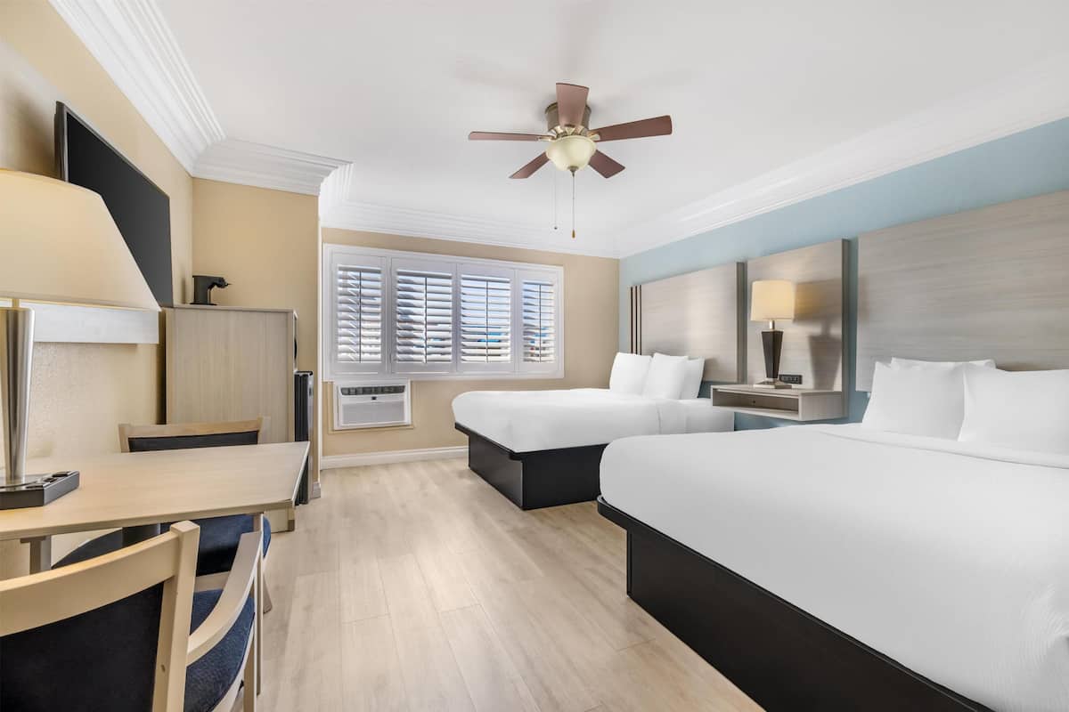 Standard Room, 2 Queen Beds, Non Smoking, Refrigerator (Larger Room)