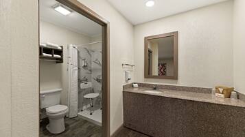 Free toiletries, towels