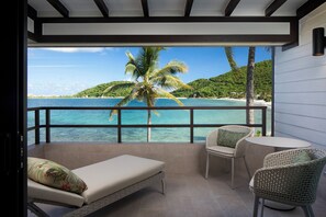 Junior Suite, Beachfront | Terrace/patio