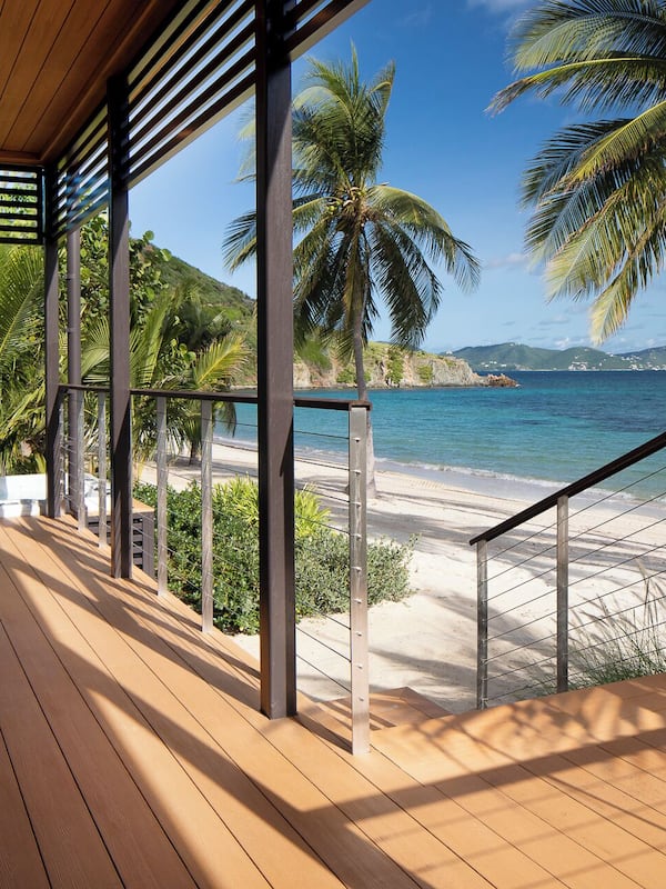 Beachfront 2 Bedroom Villa with Outdoor Hot Tub | Terrace/patio