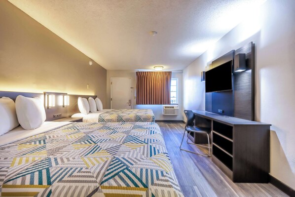 Standard Room, 2 Queen Beds, Non Smoking, Refrigerator & Microwave | Room amenity