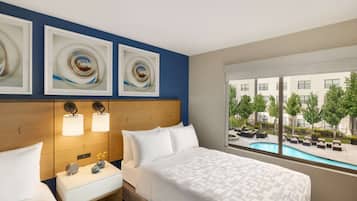 1 habitación y ropa de cama hipoalergénica