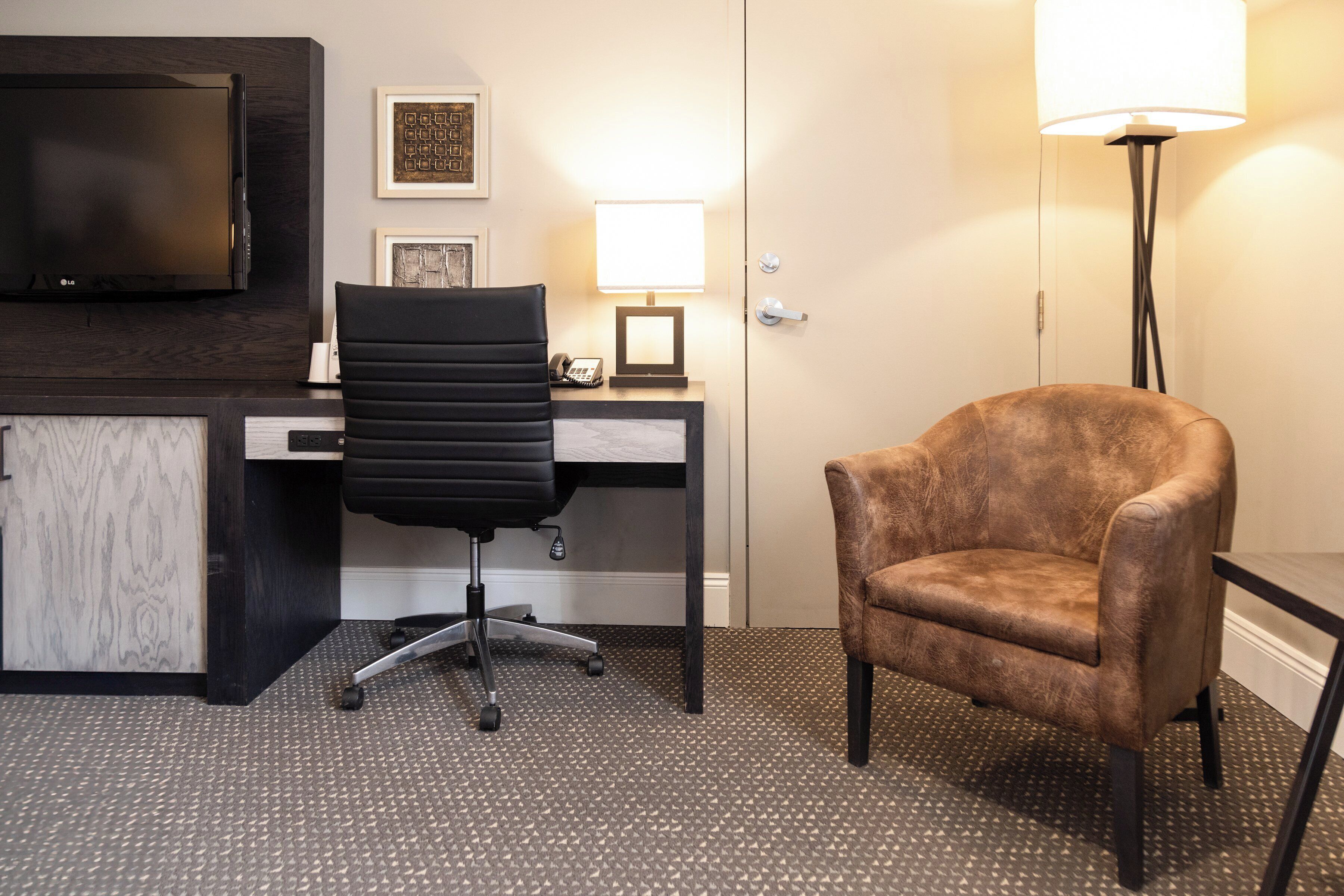 free toiletries, hair dryer, towels