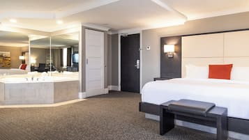 Egyptian cotton sheets, premium bedding, pillowtop beds, in-room safe