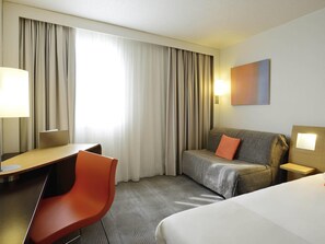 1 habitación y camas con efecto memoria