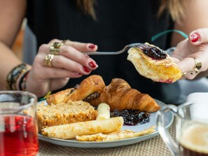 Lunch and dinner served, pool views