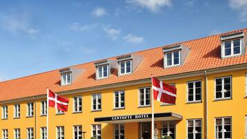 Overnatningsstedets facade