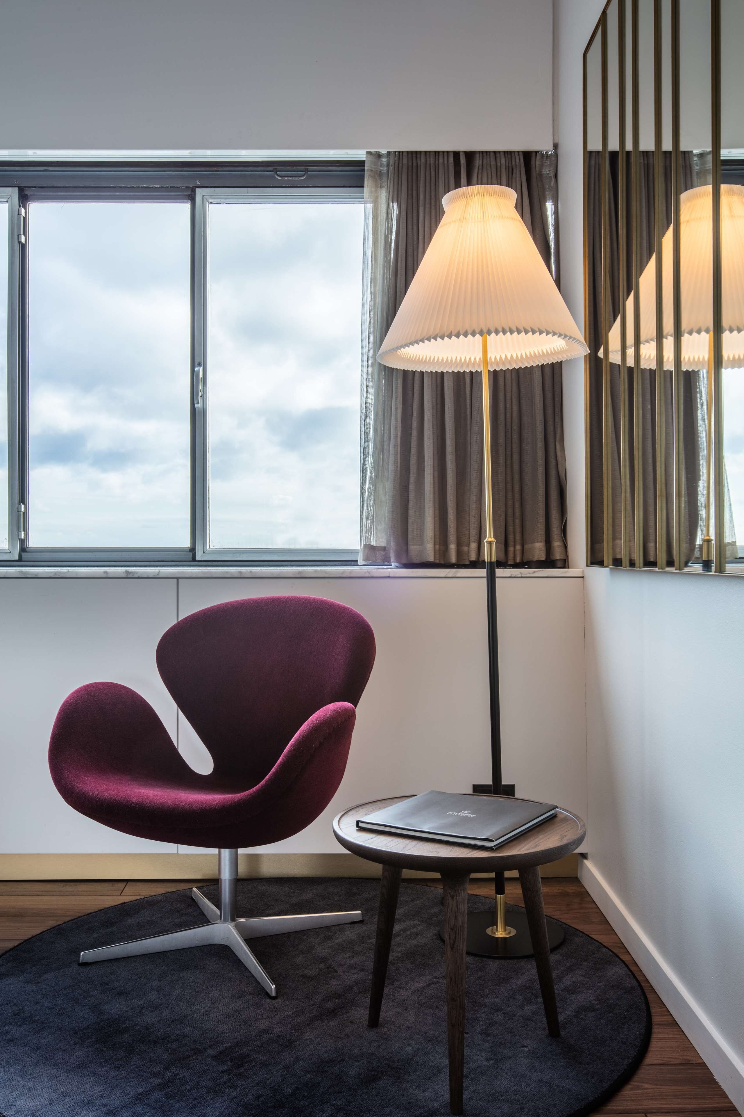 hypo-allergenic bedding, minibar, in-room safe, blackout curtains