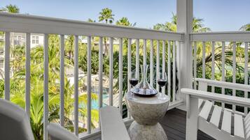 Hypo-allergenic bedding, down duvets, pillow-top beds, in-room safe