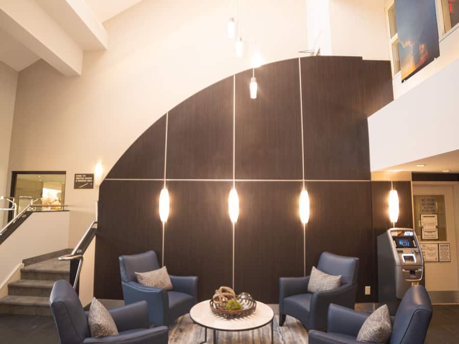 Sala de estar en el lobby