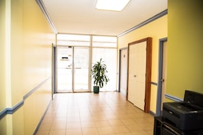 Interior entrance