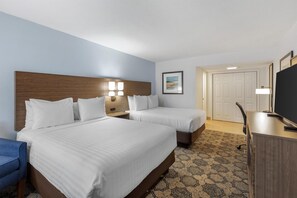 Standard Room, 2 Queen Beds, Non Smoking, Refrigerator & Microwave | Desk, laptop workspace, blackout curtains, iron/ironing board - Best Western Palm Beach Lakes (West Palm Beach)