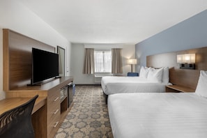 Standard Room, 2 Queen Beds, Refrigerator & Microwave (Walk-in Shower) - Best Western Palm Beach Lakes (West Palm Beach)