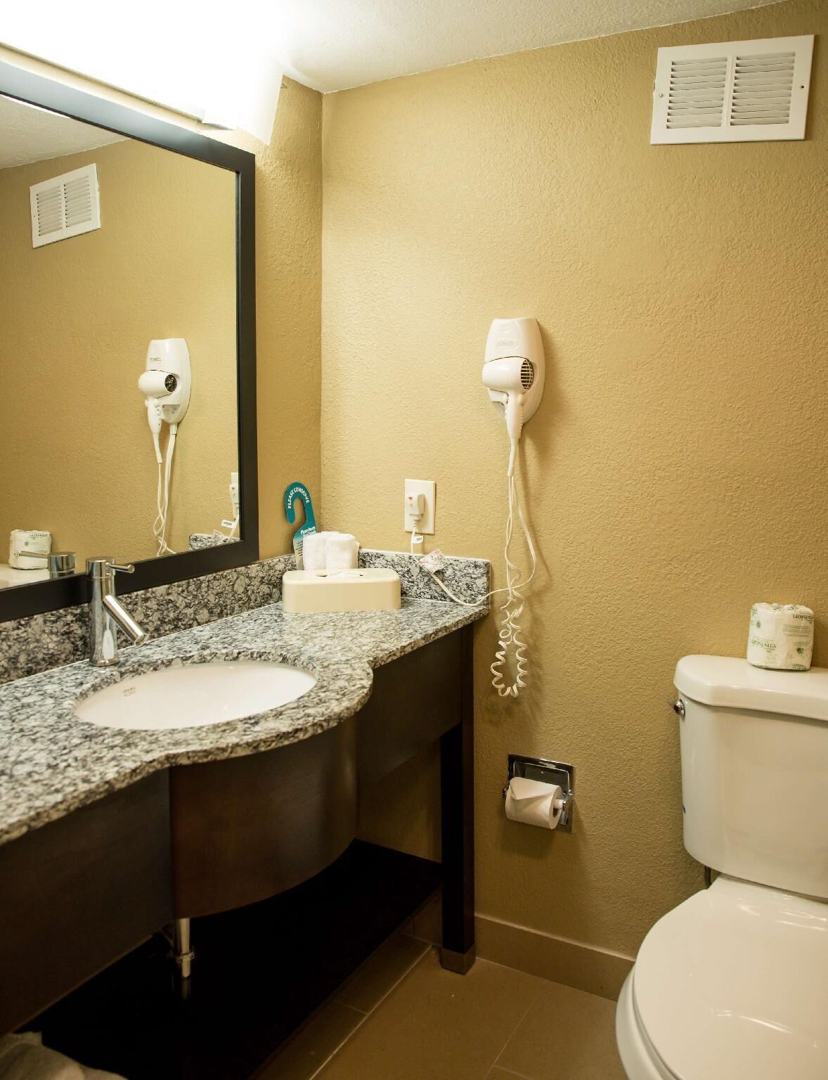 Bathroom | Combined shower/tub, free toiletries, hair dryer, towels
