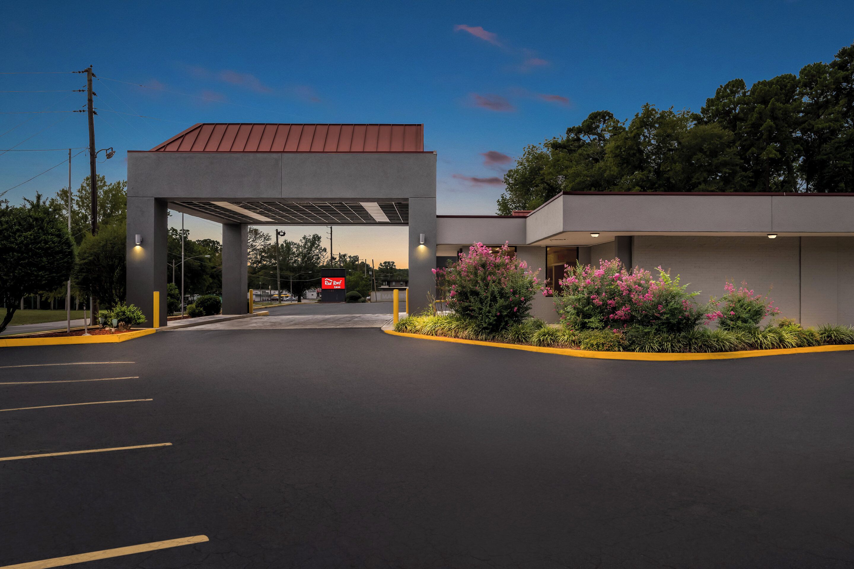 Front of property - evening/night