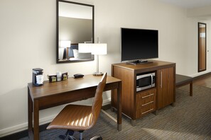 Pillowtop beds, in-room safe, desk, laptop workspace