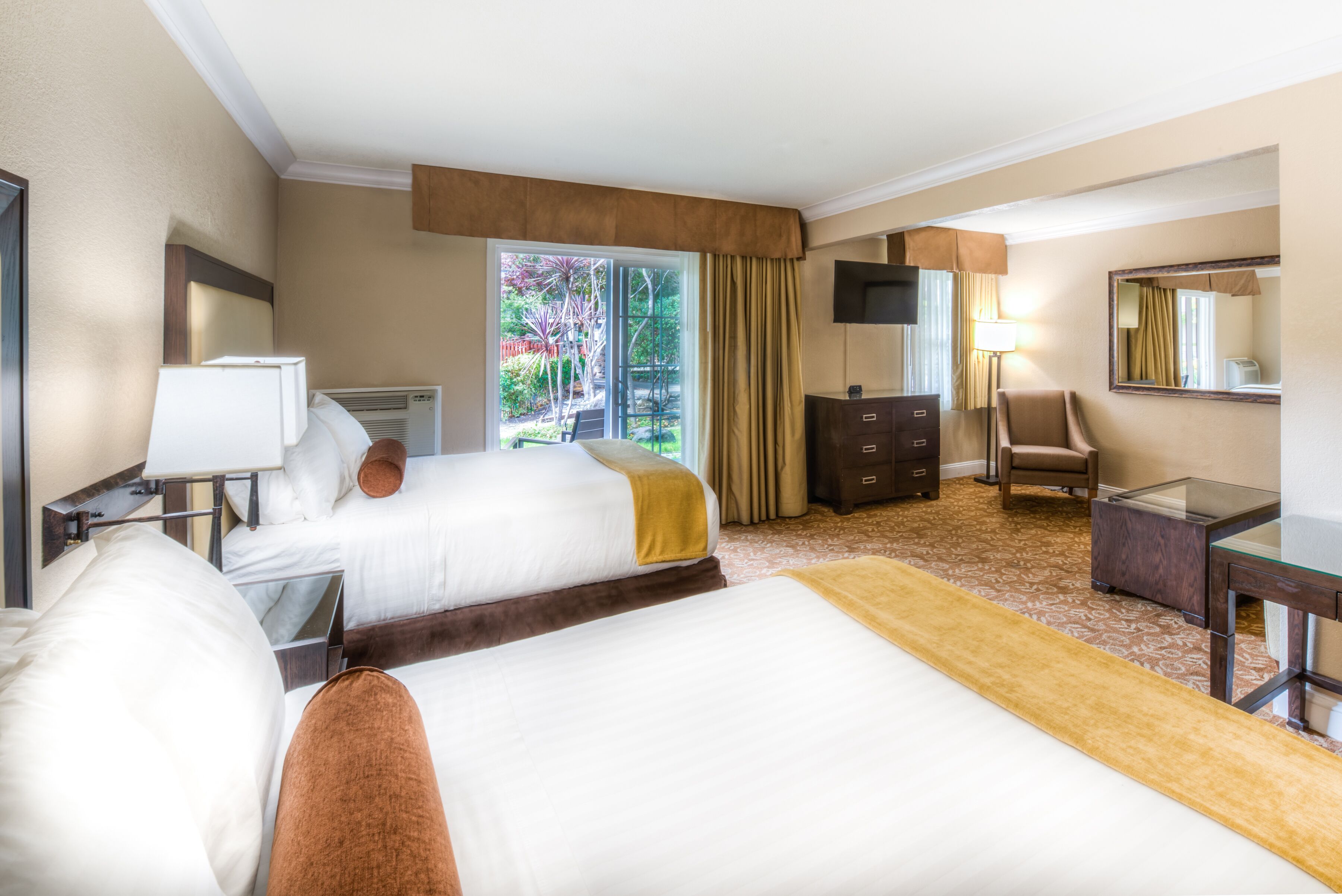 basic room, multiple beds | down duvets, in-room safe, laptop workspace, blackout curtains