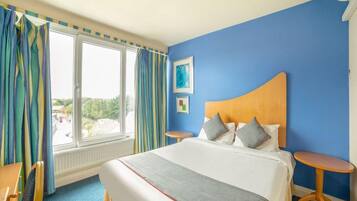 1 kamar tidur, meja kerja, Wi-Fi gratis, dan seprai linen