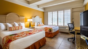 Pillow-top beds, minibar, in-room safe, desk