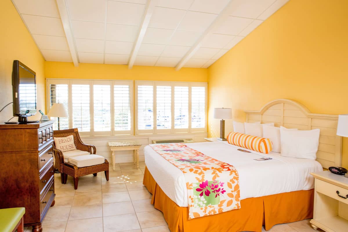 Pillow-top beds, minibar, in-room safe, desk