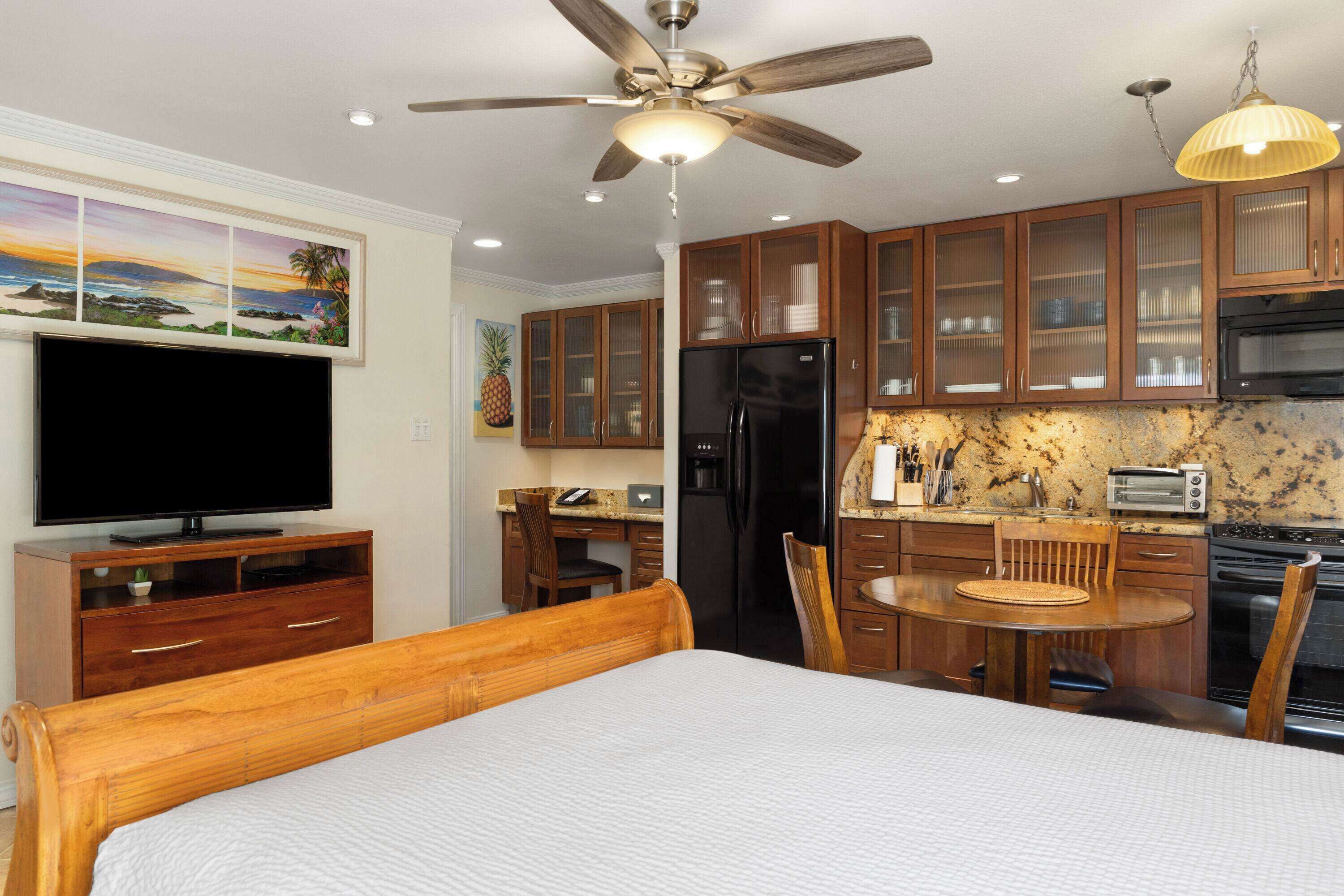 In-room safe, desk, iron/ironing board, free cribs/infant beds