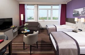 Premium bedding, in-room safe, desk, soundproofing
