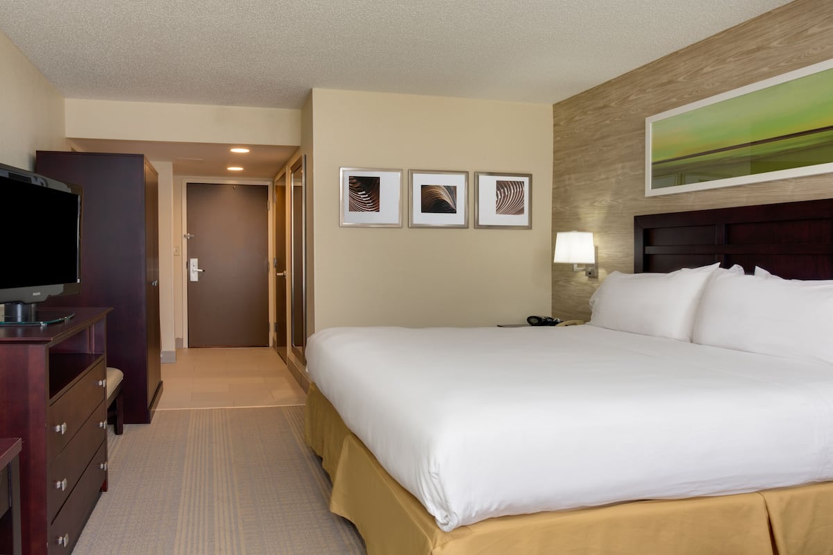 Standard Room, 1 King Bed, Accessible (Communications, Mobility, Access Tub) | Desk, iron/ironing board, free WiFi, bed sheets