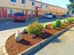 Façana frontal de l'allotjament