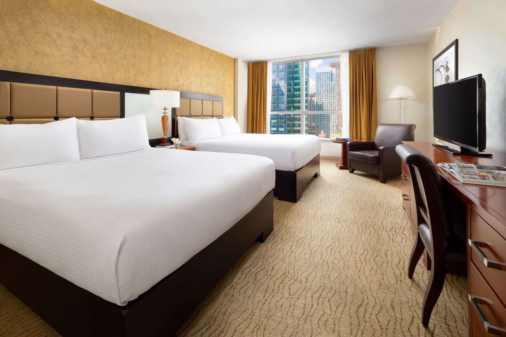In-room safe, desk, laptop workspace, blackout curtains