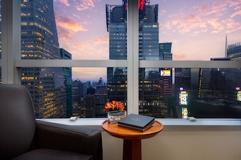 Premier Room, 2 Double Beds (Ball Drop View) | City view at Millennium Hotel Broadway Times Square