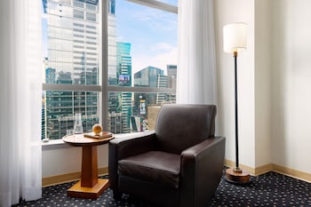 Suite, 1 King Bed (Millennium) | In-room safe, desk, laptop workspace, blackout drapes at Millennium Hotel Broadway Times Square