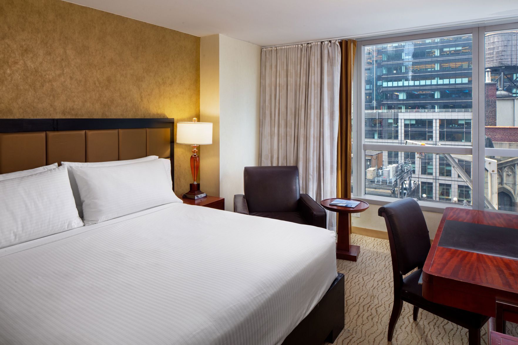 In-room safe, desk, laptop workspace, blackout curtains