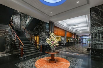 Hotel entrance and lobby at Millennium Hotel Broadway Times Square